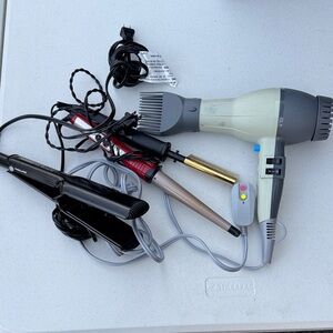 Hair Styling Tool Set with Hair Dryer and Curling Irons